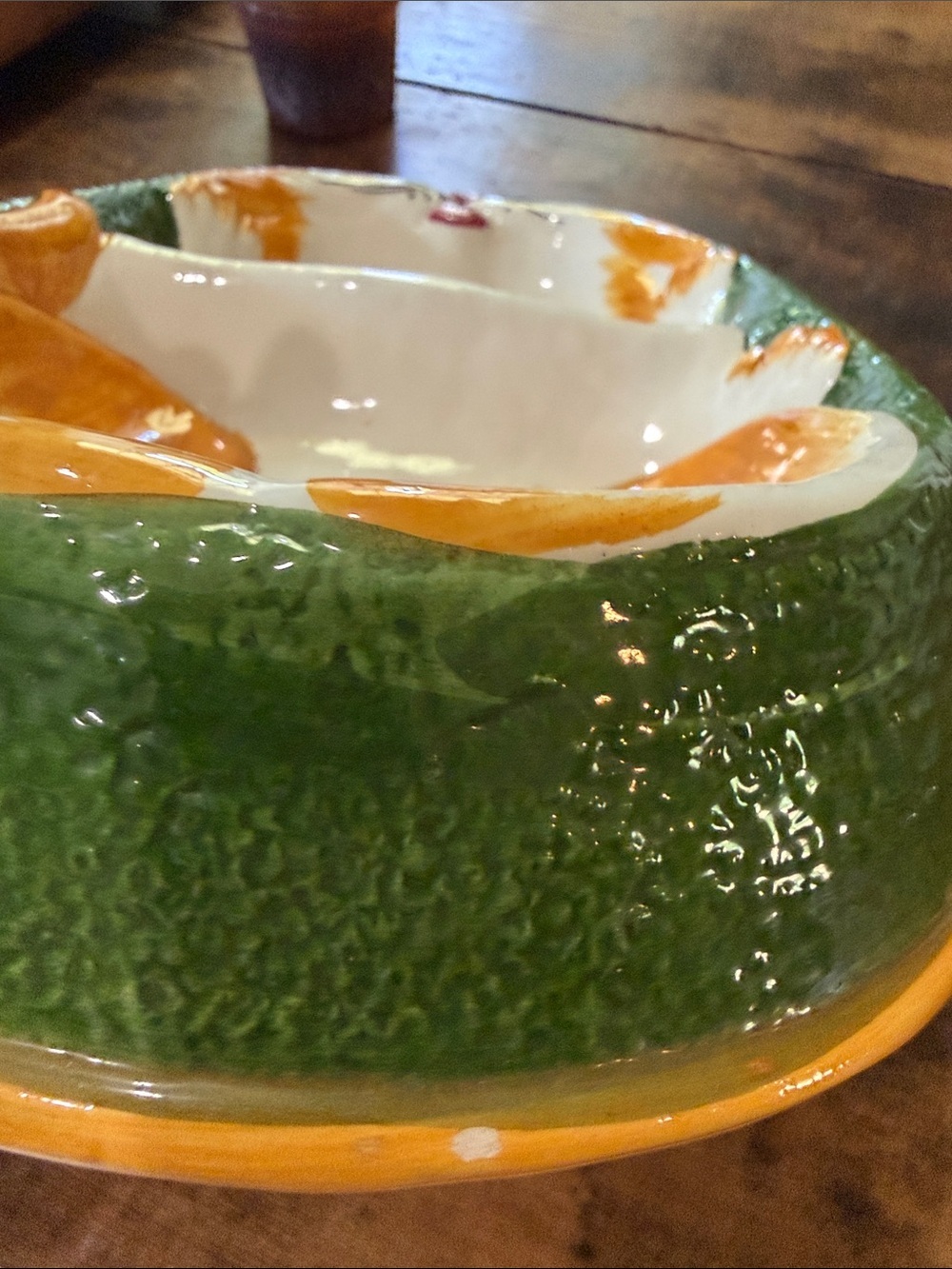 Whimsical Mid Century Modern Italian Ceramic Cat Food and Water Bowl - Picture 8 of 8